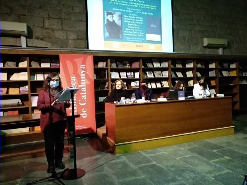 Carmen Borja.Presentación del libro de Jaime D. Parra, Éscodo y otros poemas